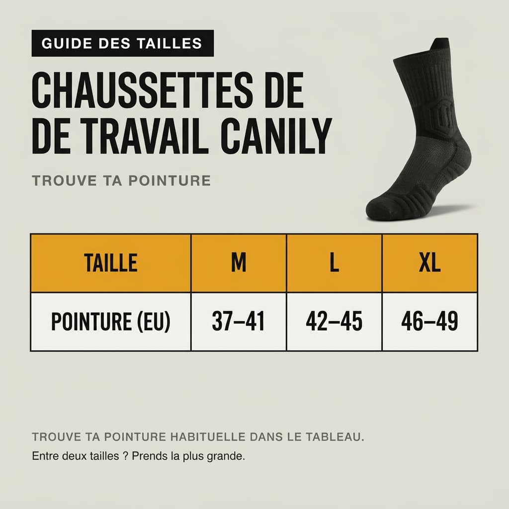 Chaussettes de Travail Canily
